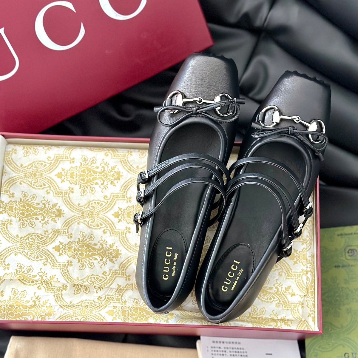 Gucci Shoes- Gucci Ballet Flats Premium Designer Casual Shoes
