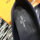 Louis Vuitton luxury shoes detail shot