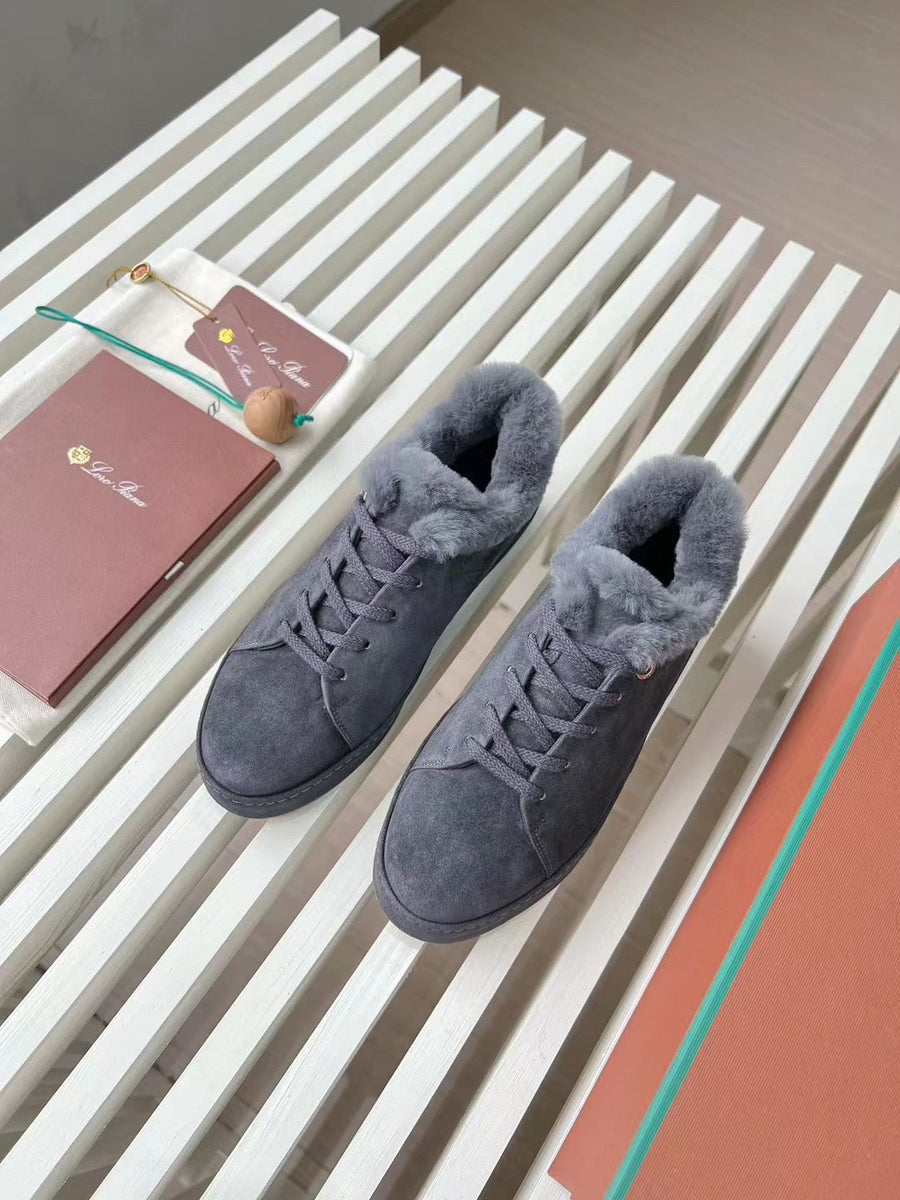Shoes- Loro P Fur Nuages Sneakers Comfortable Everyday Designer Shoes