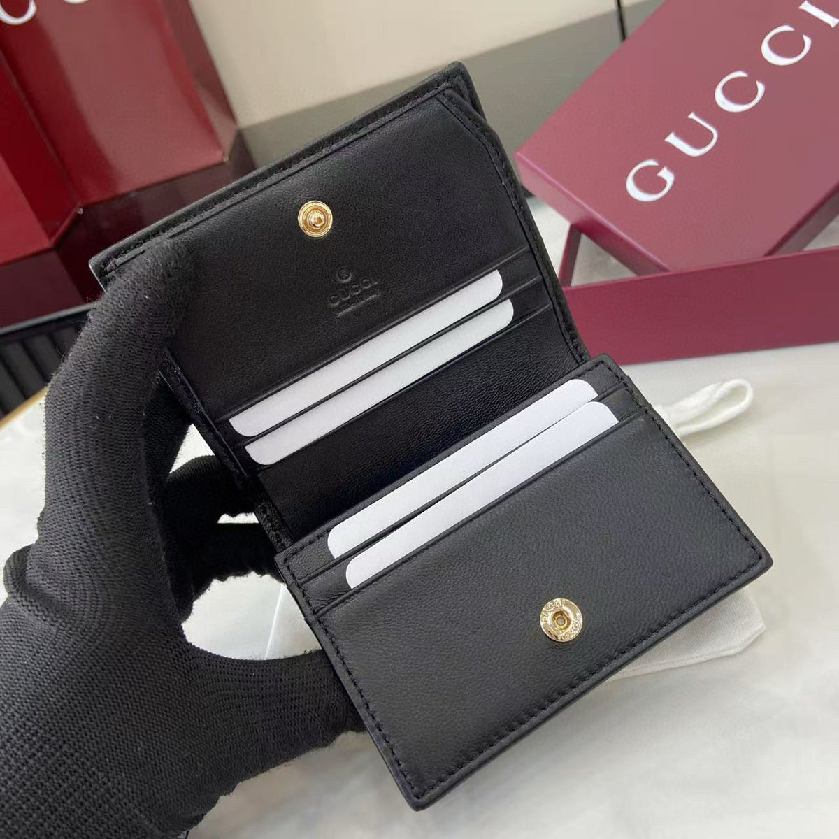 Gucci Wallets- Gucci Marmont Small Wallet Premium Leather Designer Wallet