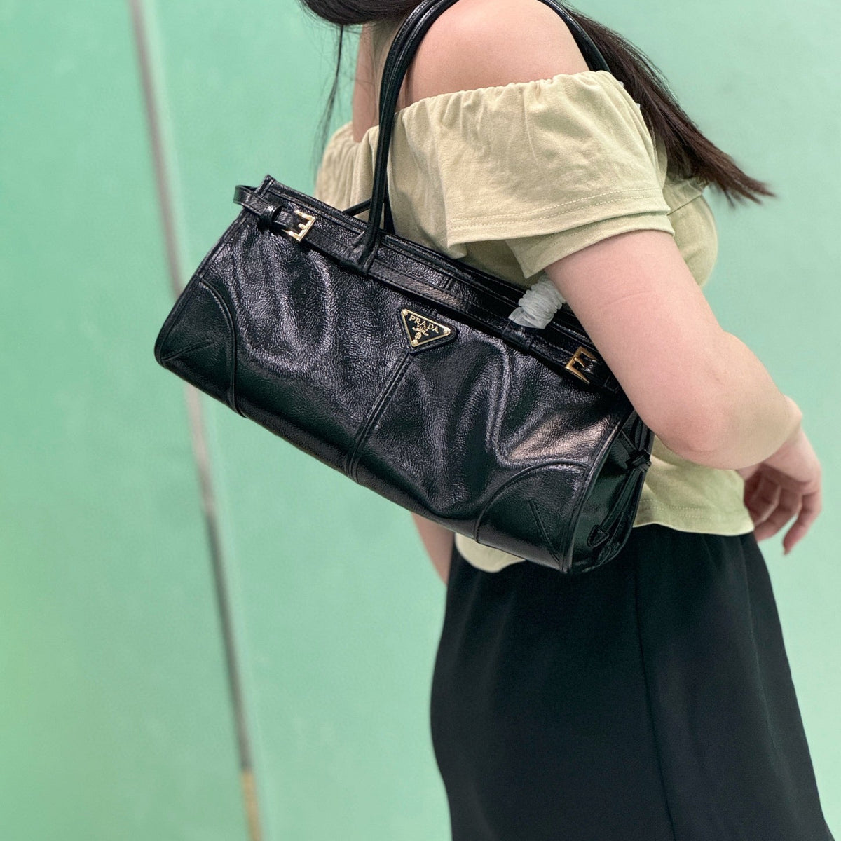 Bags- Pd Medium Leather Handbag Luxury Designer Leather Handbag