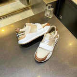 Burberry shoes Style 058 - close-up of statement logo accent