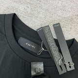 Amiri luxury t-shirt detail shot