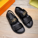Hermes shoes Style 032 - logo and branding close-up