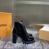 Louis Vuitton Grey Pointed-Toe Flats - Detail Shot of Craftsmanship