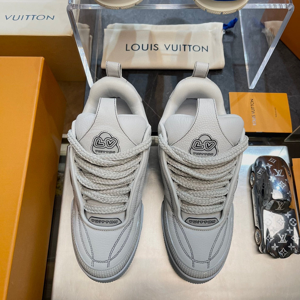 Louis Vuitton Shoes- Louis Vuitton Lou Trainers Premium Designer Casual Shoes