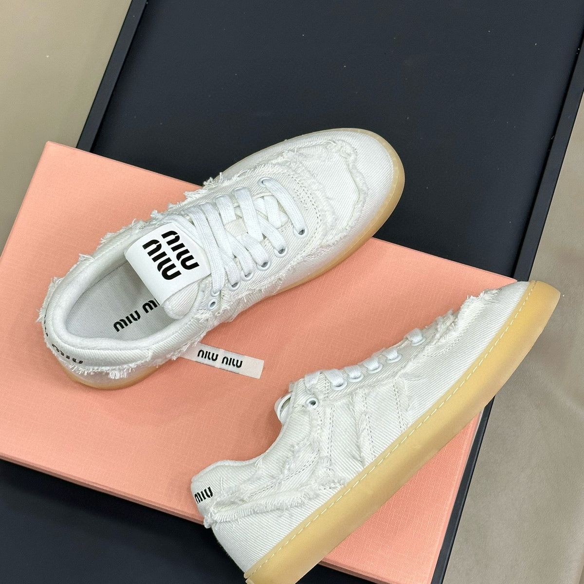 Shoes- Miu M Trainers Premium Designer Casual Shoes