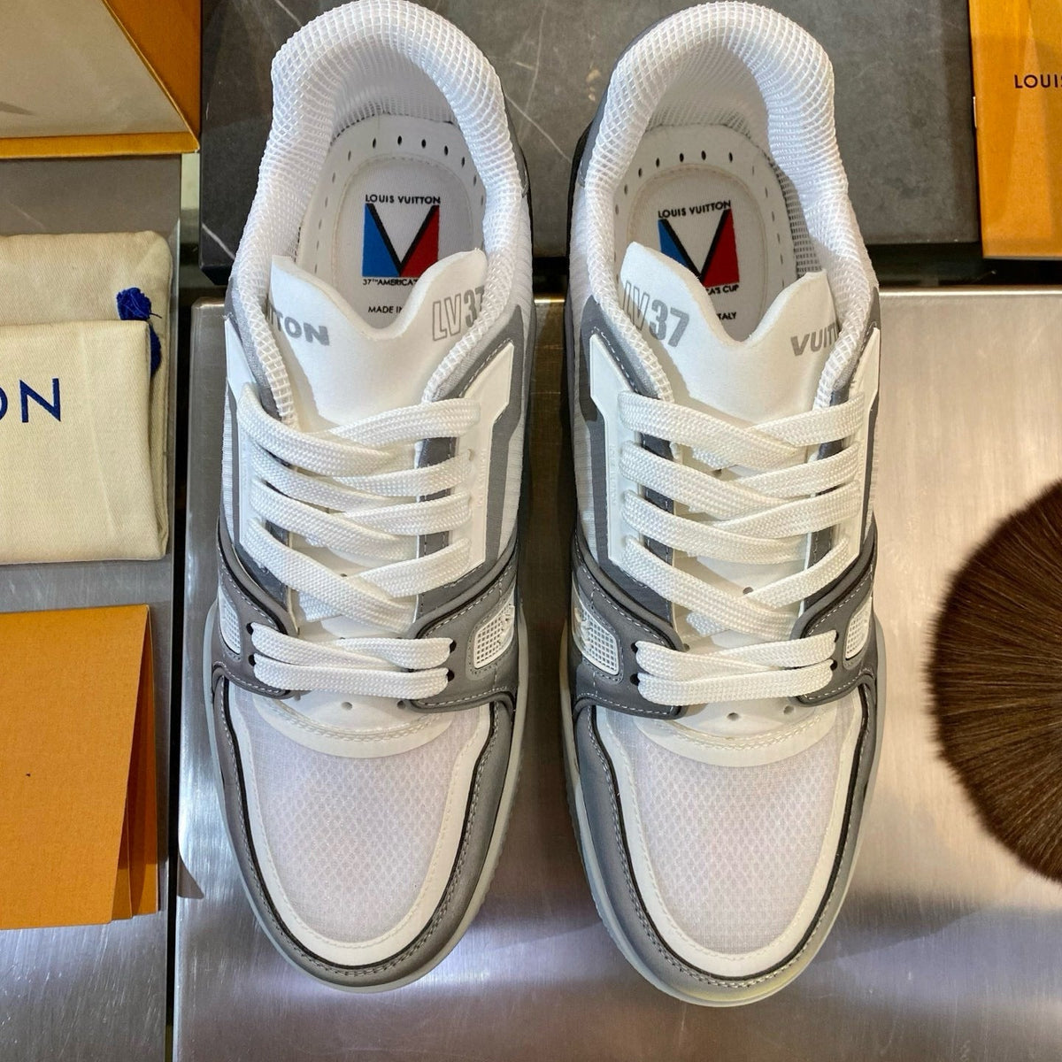 Louis Vuitton Shoes- Louis Vuitton Lou Trainers Premium Designer Casual Shoes