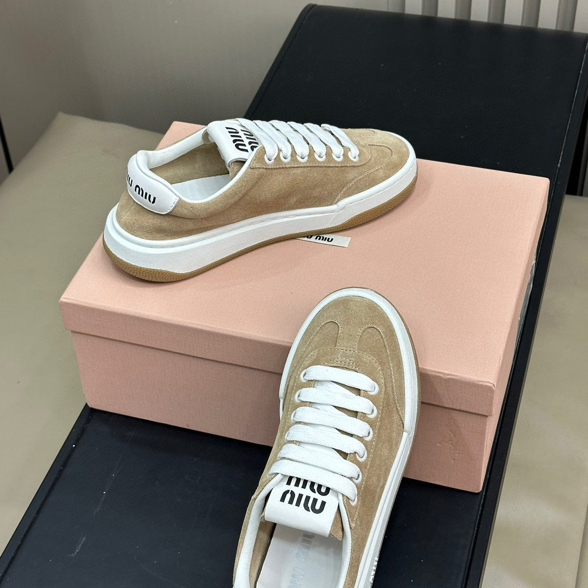 Shoes- Miu M Trainers Premium Designer Casual Shoes