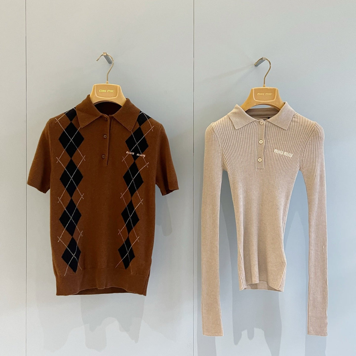 Polo Shirts- Miu M Polo Shirt Premium Everyday Polo Shirt