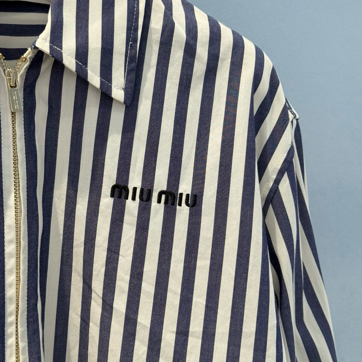 Tops- Miu M Shirt Elegant Everyday Designer Top