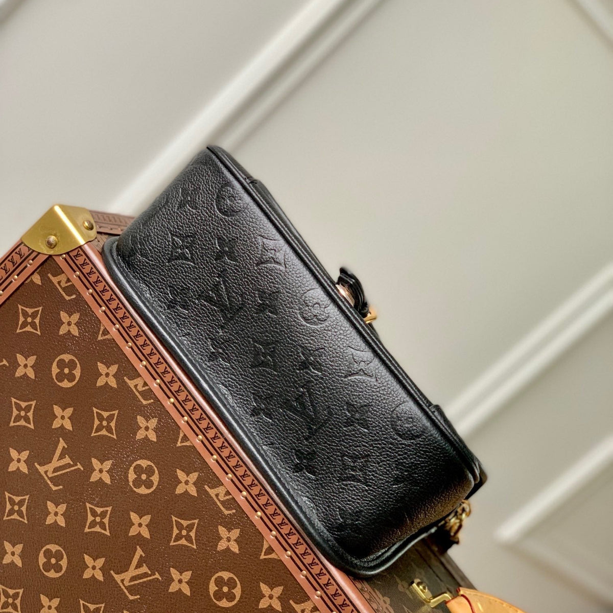 Louis Vuitton Bags- Louis Vuitton Lou Diane Satchel Bag Luxury Designer Leather Handbag