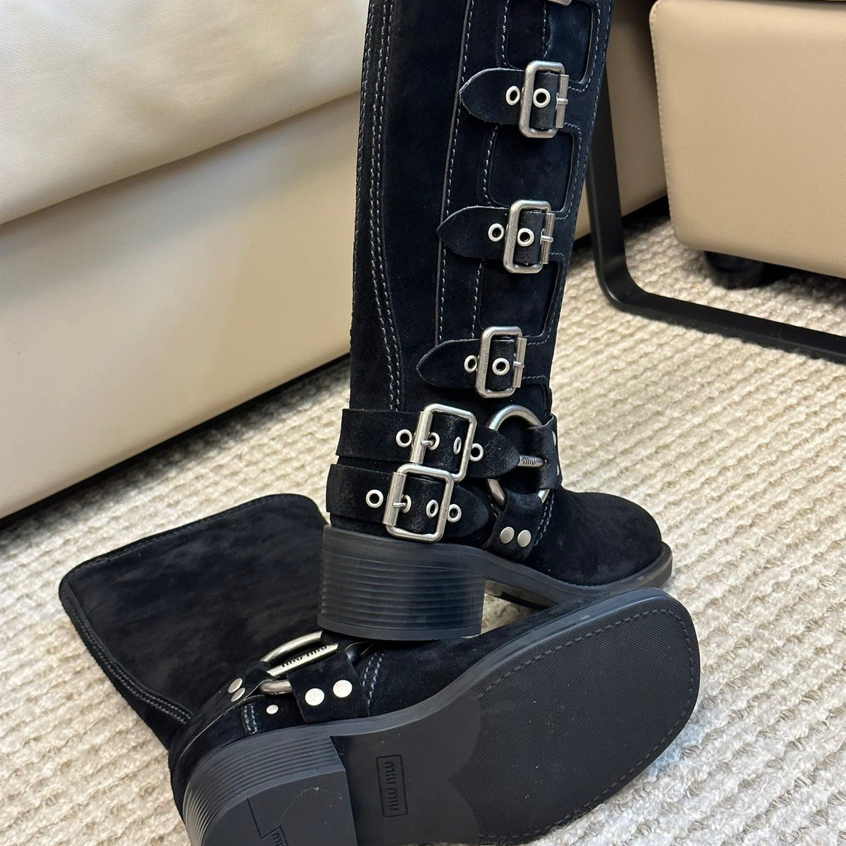 Shoes? Miu M Boots Luxury Lifestyle Designer Footwear