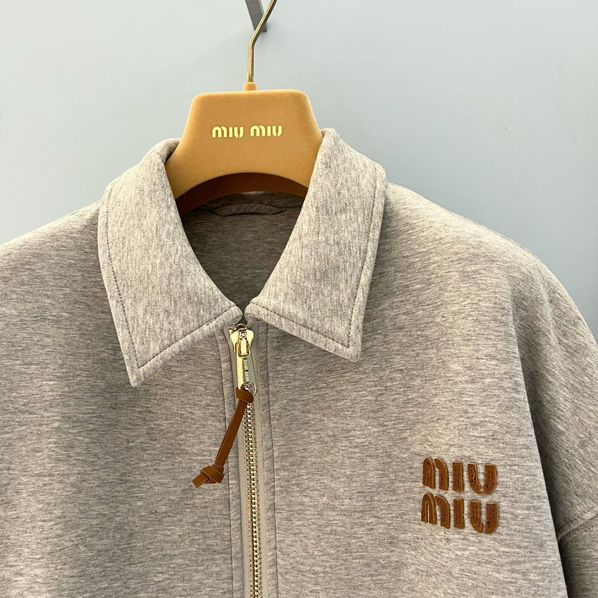 Hoodies- Miu M Zip Hoodie Premium Designer Casual Hoodie