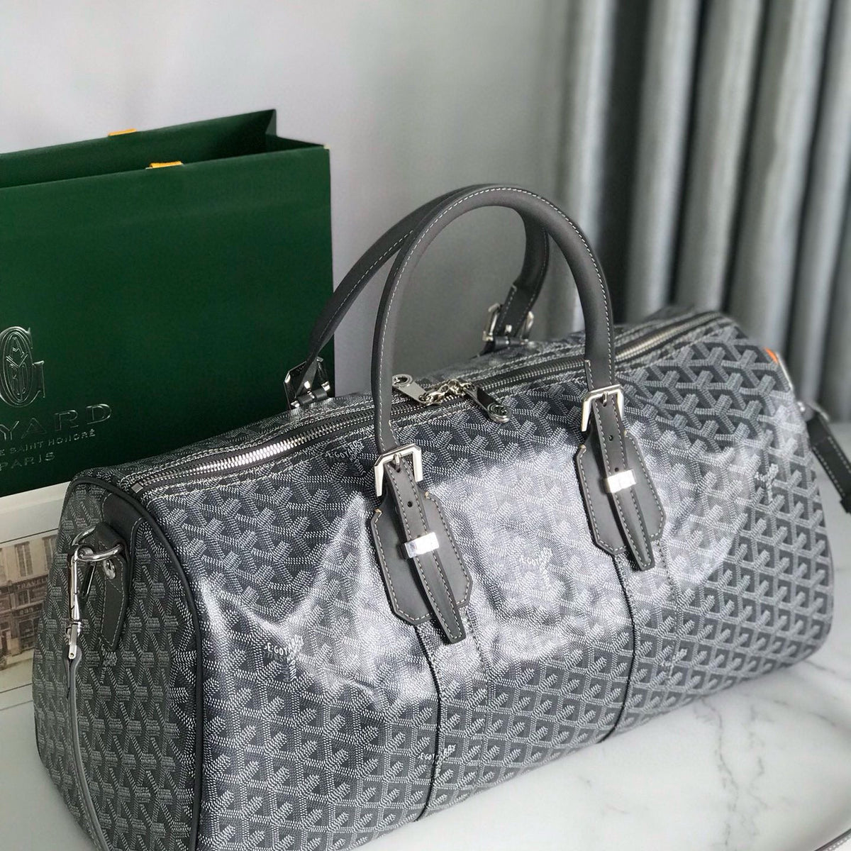 Bags- Goya Boston 45 Bag Luxury Designer Leather Handbag