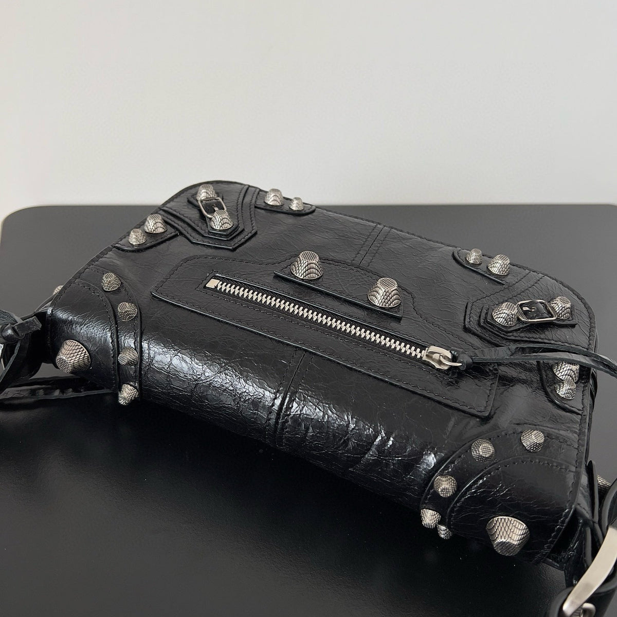 Balenciaga Le Cagole Mini Bag detail shot – authentic designer craftsmanship