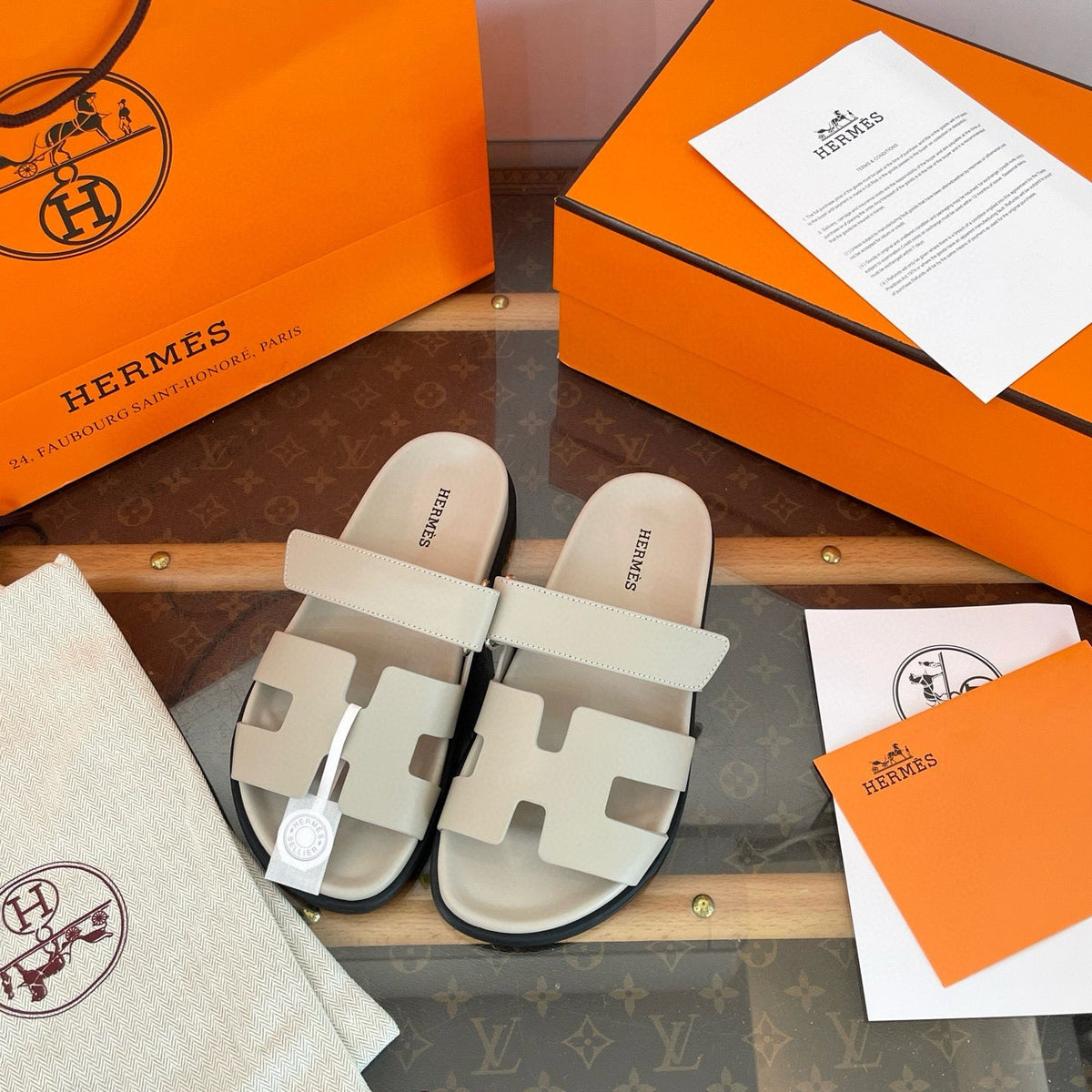 Shoes- Herm Chypre Sandals Luxury Lifestyle Designer Footwear