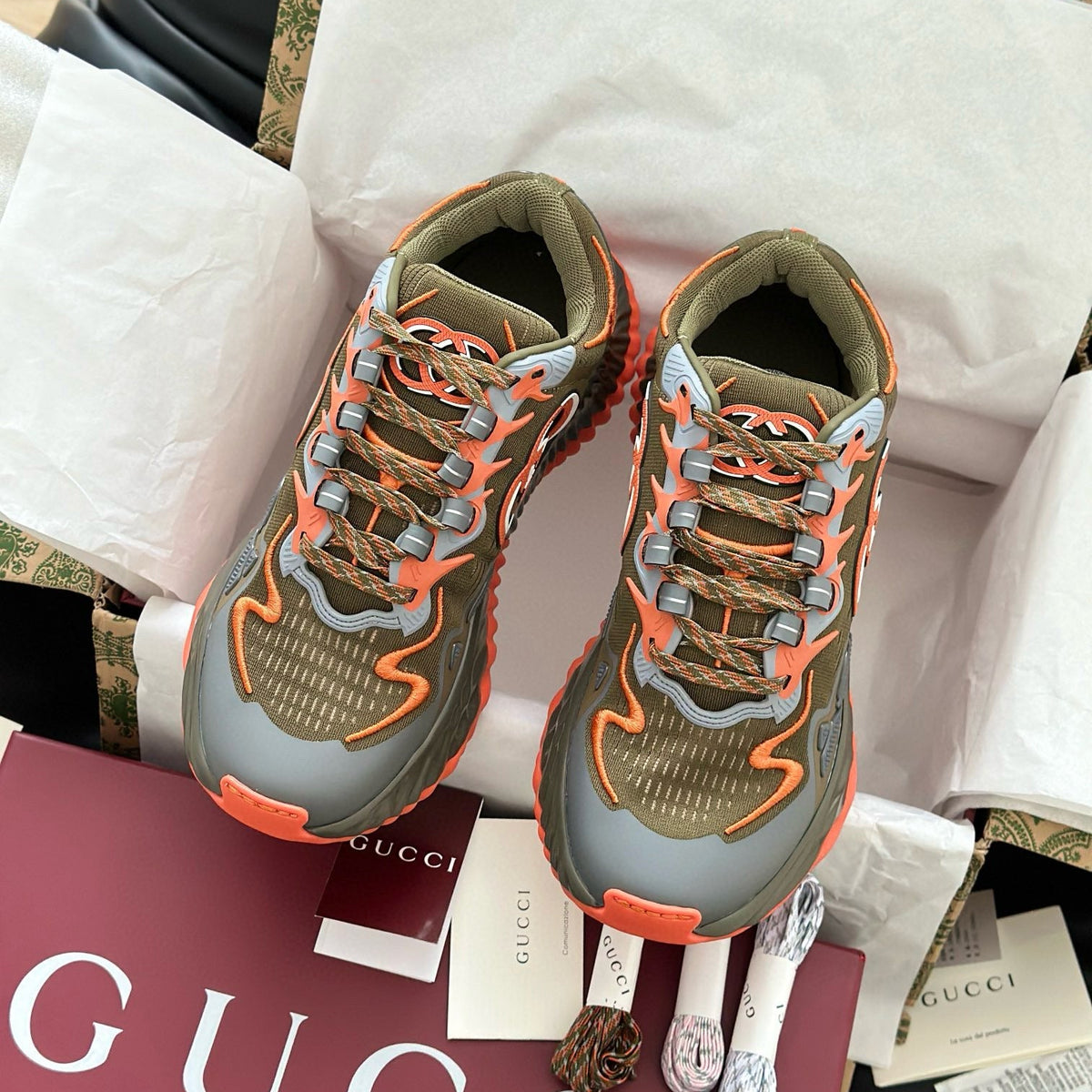 Gucci Shoes- Gucci Ripple Trainers Luxury Lifestyle Designer Footwear