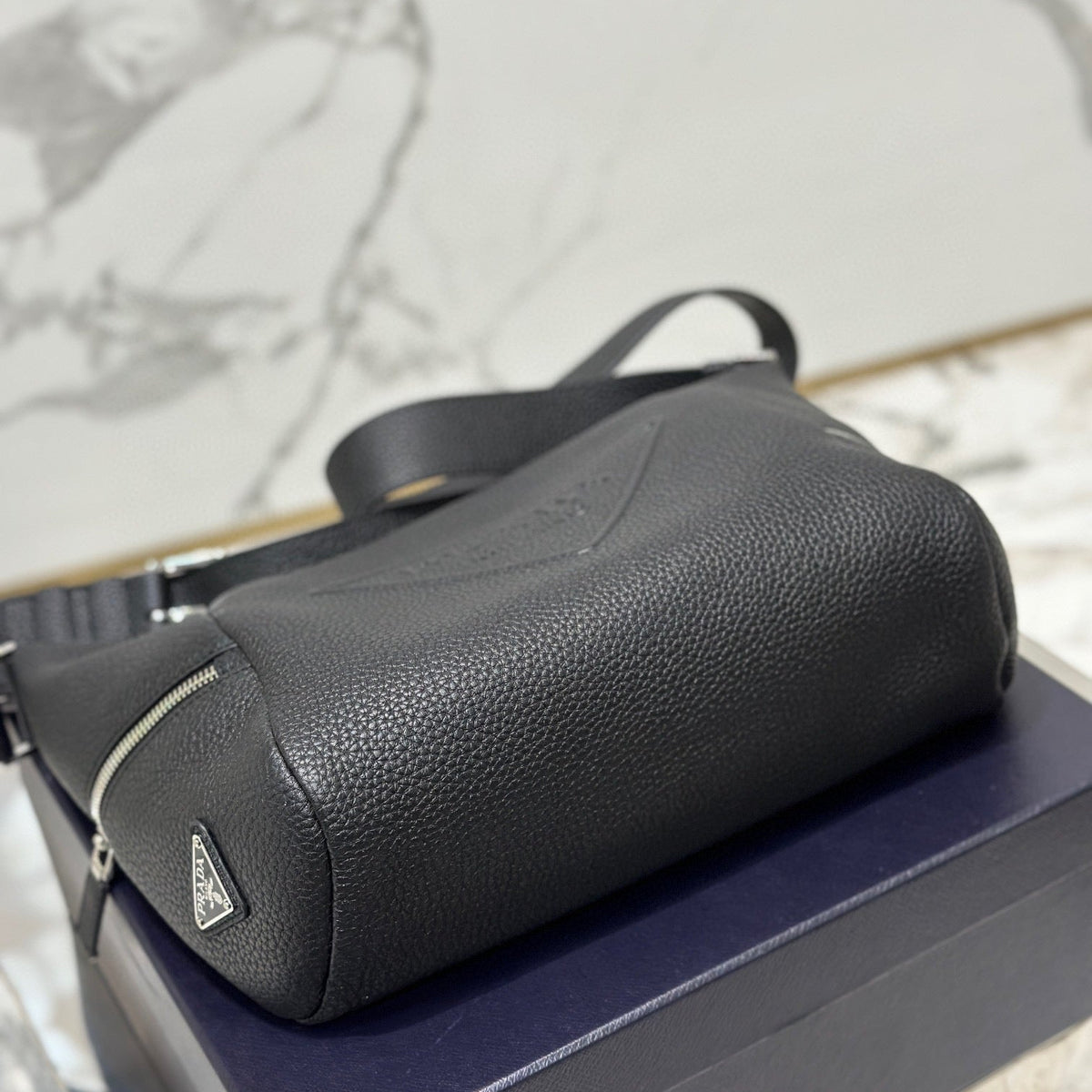 Bags- Pd Leather Bag With Shoulder Strap Premium Designer Shoulder Bag