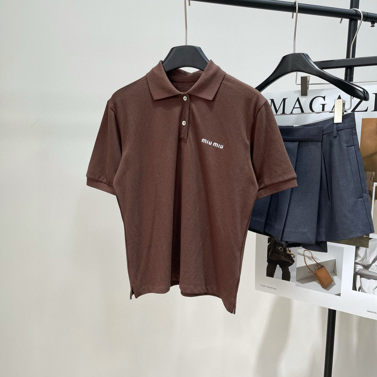 Polo Shirts- Miu M Polo Premium Everyday Polo Shirt
