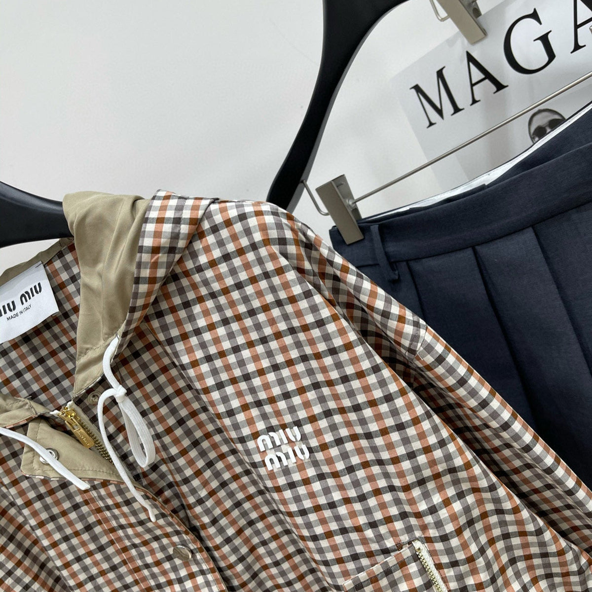 Jackets- Miu M Jacket Premium Casual Designer Jacket