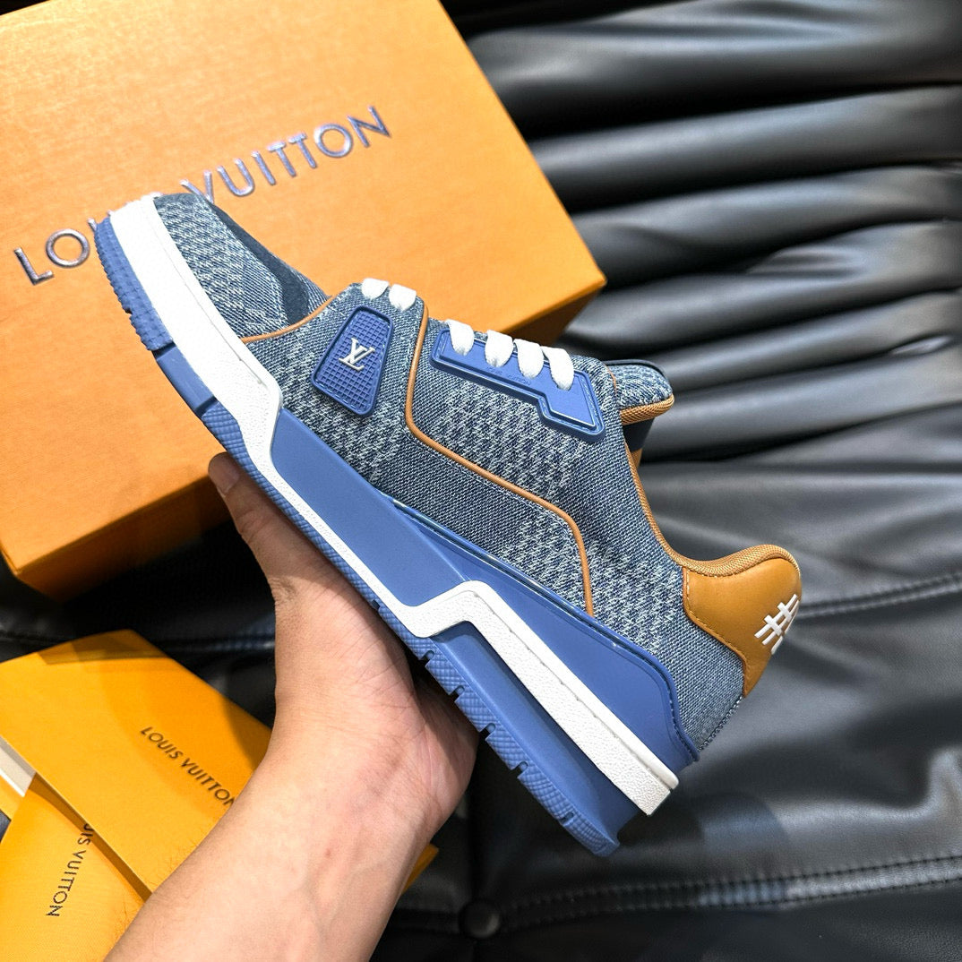 Louis Vuitton Shoes- Louis Vuitton Lou Trainers Comfortable Everyday Designer Shoes
