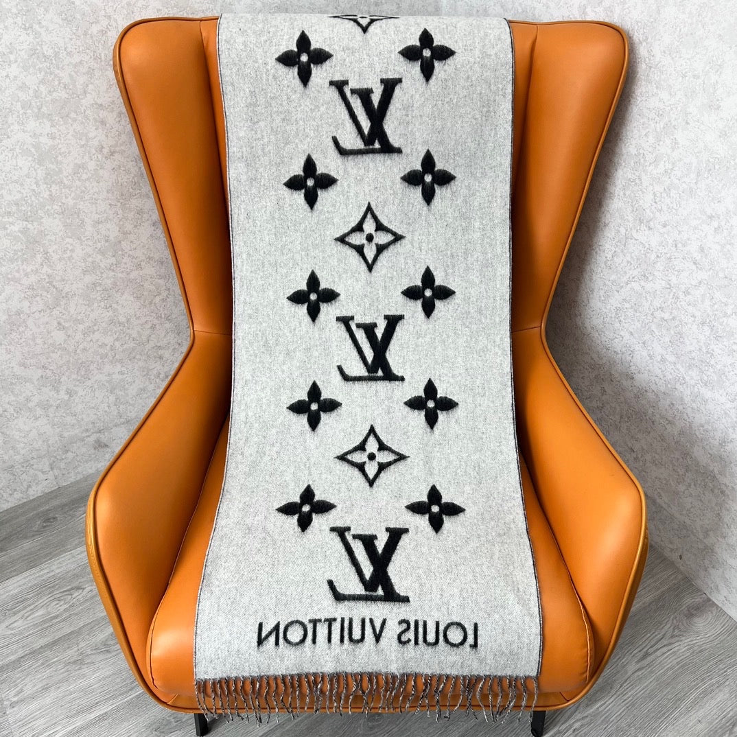 Louis Vuitton Scarves- Louis Vuitton Lou Scarf Elegant Everyday Designer Scarf
