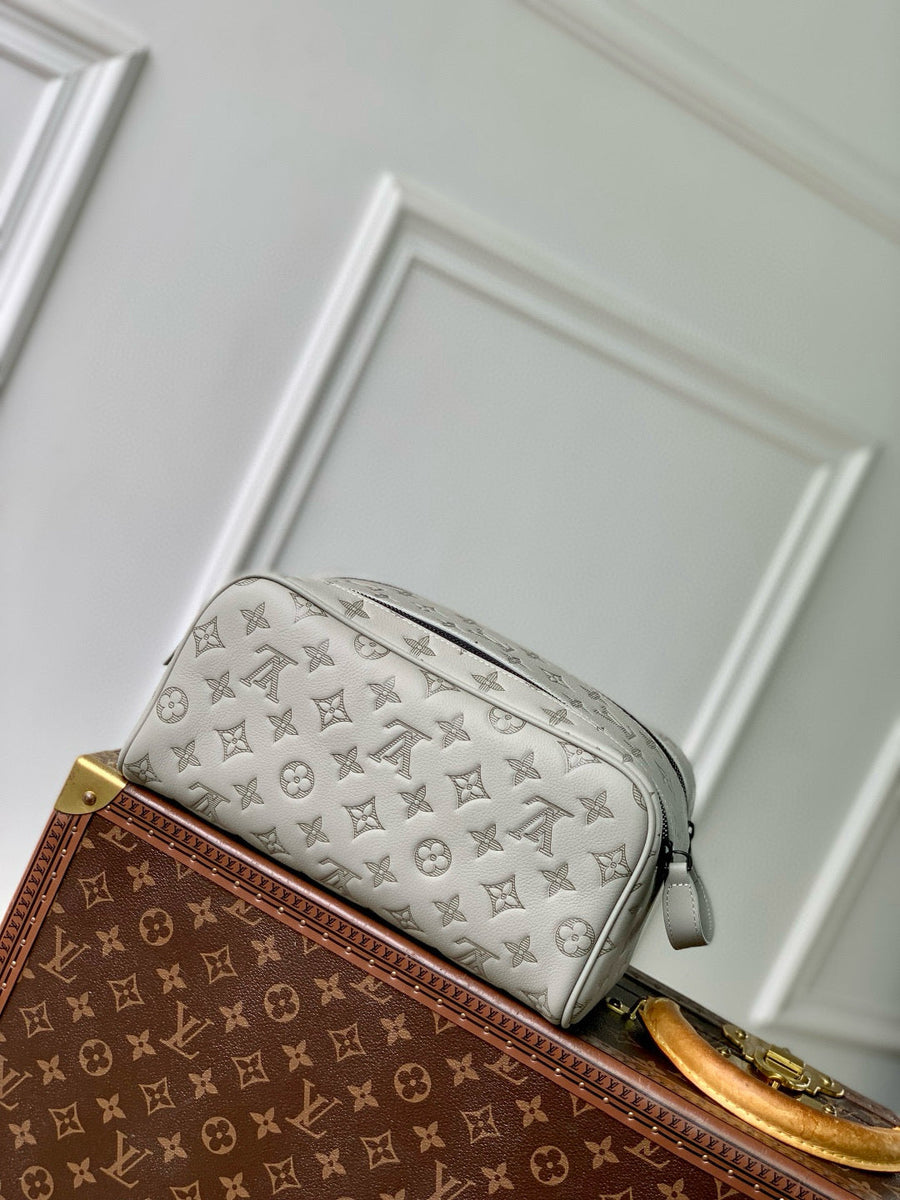 Louis Vuitton Bags- Louis Vuitton Lou Dopp Kit Toiletry Bag Elegant Everyday Designer Handbag