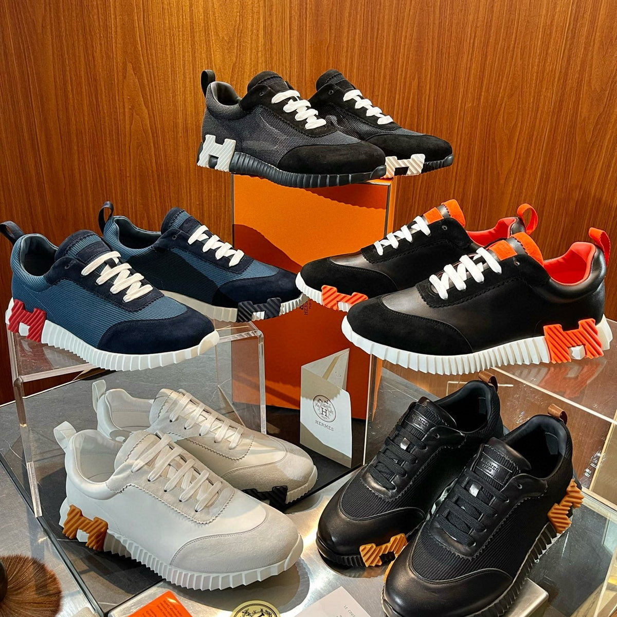 Shoes- Herm Bouncing Sneakers Luxury Lifestyle Designer Footwear