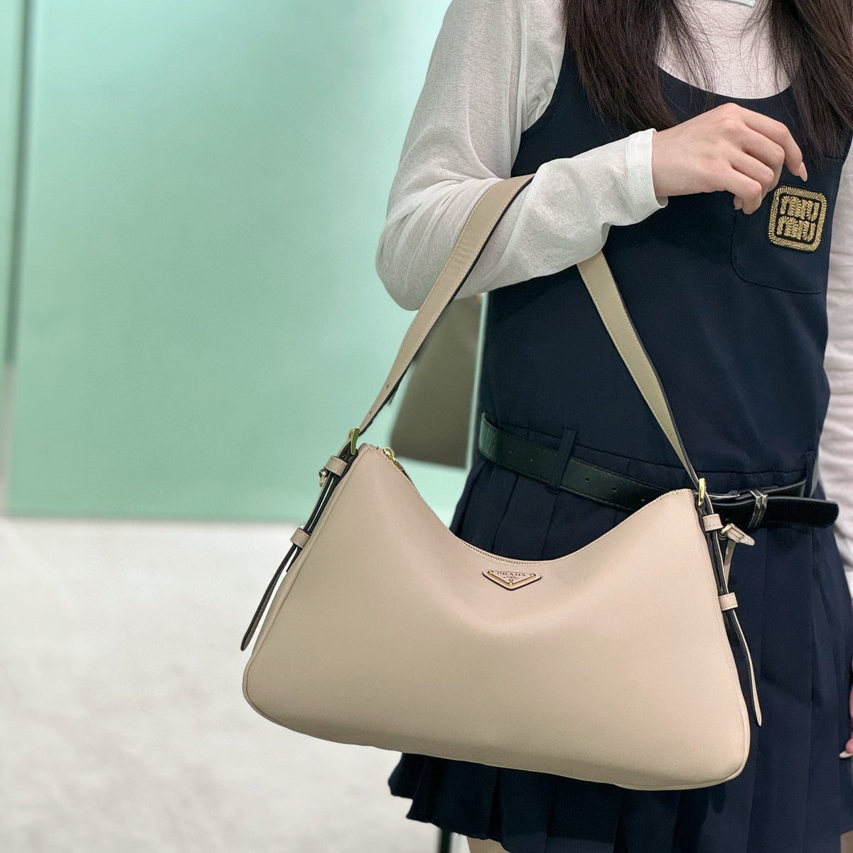 Bags- Pd Aimee Large Shoulder Bag Luxury Designer Leather Handbag