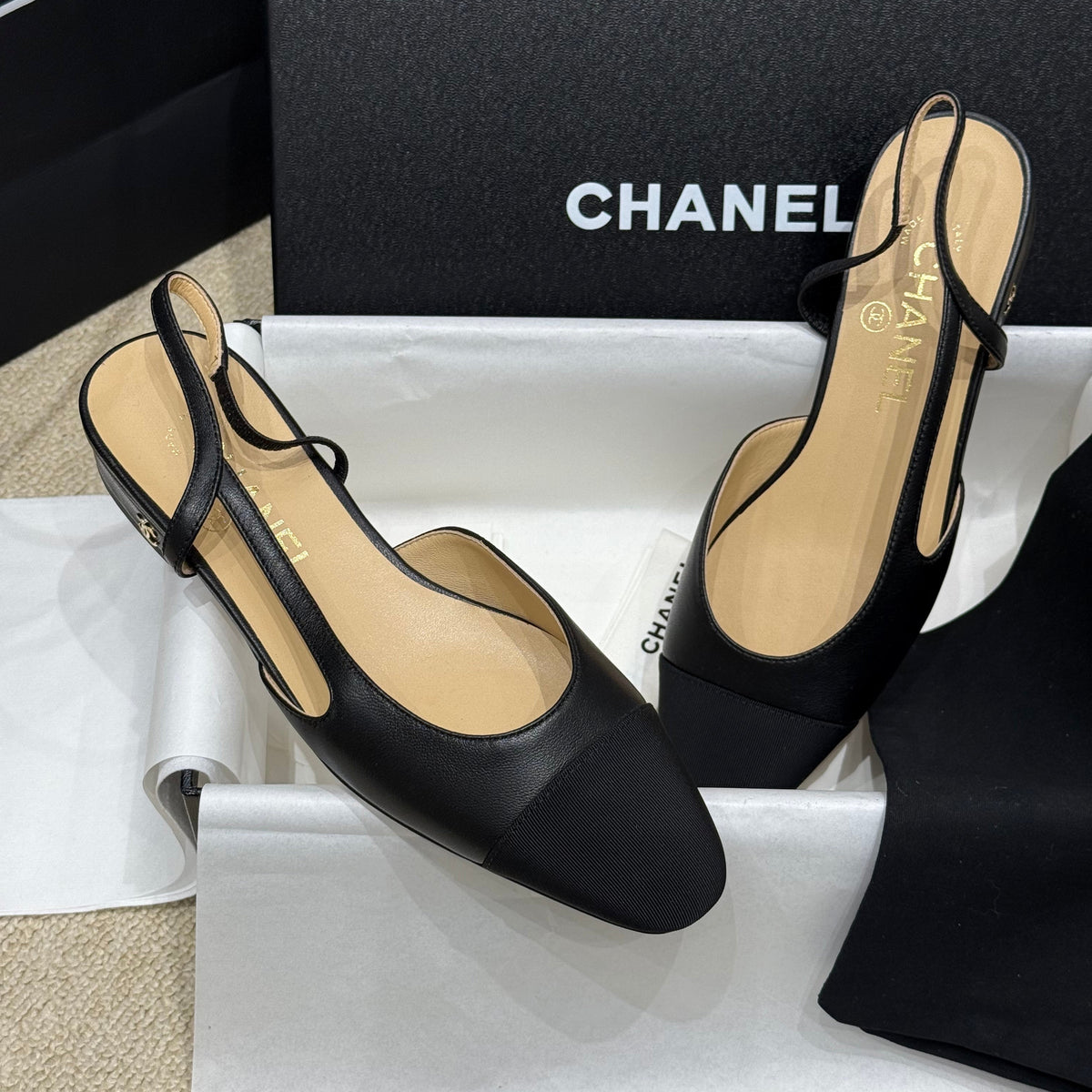 Chanel Shoes- Chanel Slingback Pumps Luxury Lifestyle Designer Footwear
