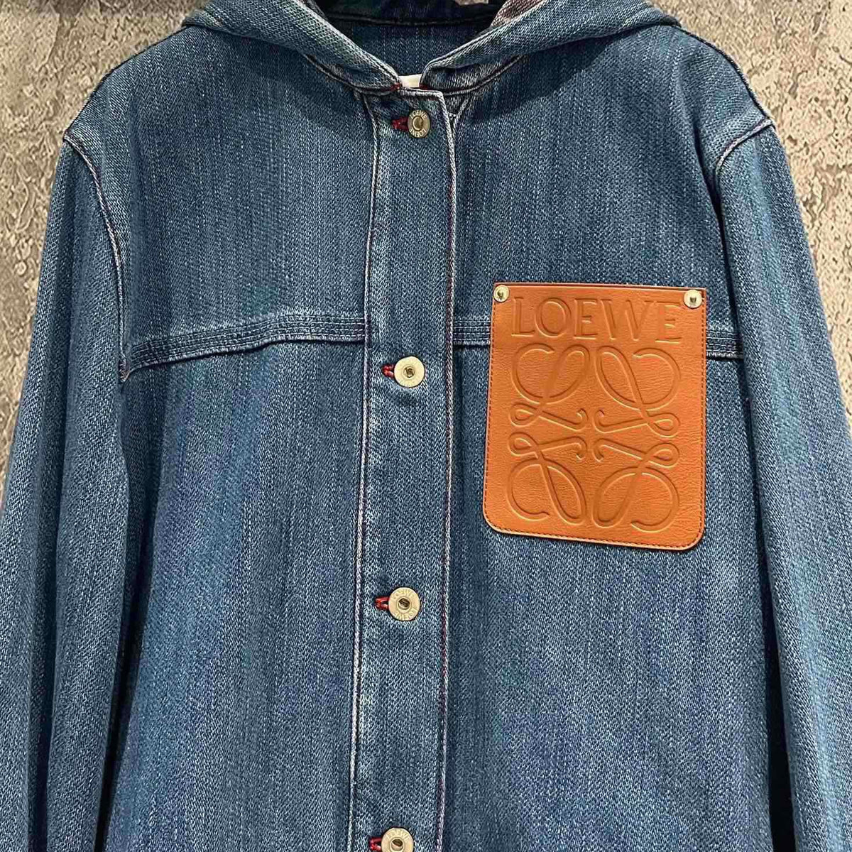 Jackets- Loew Denim Jacket Luxury Designer Outerwear Jacket