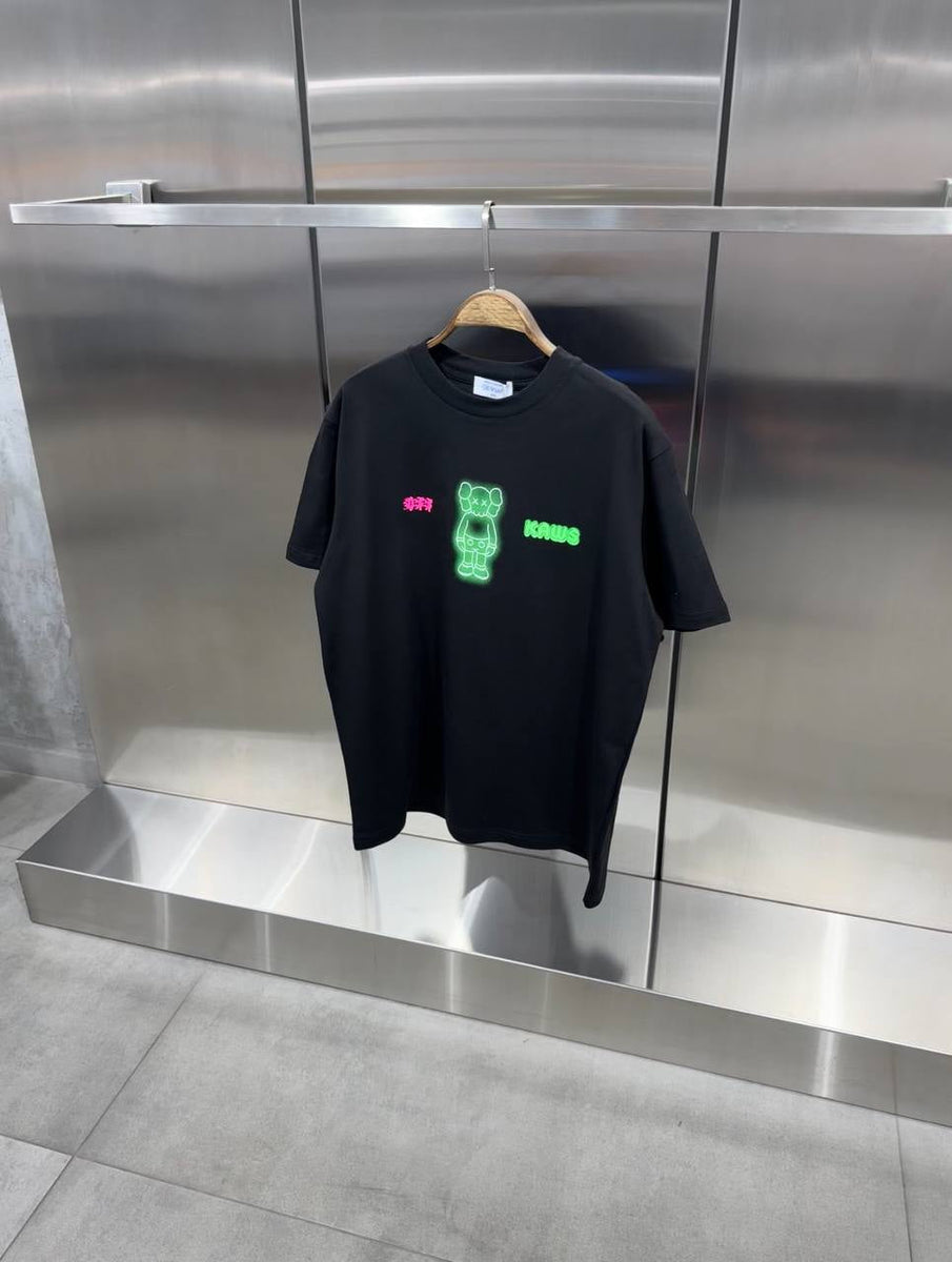 T-Shirts- Off W x Kaws T-shirt Nd Casual Everyday Designer Tee