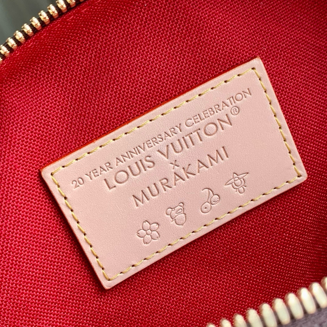 Louis Vuitton Bags- Louis Vuitton Lou x Murakami Speedy 20 Bag Elegant Everyday Designer Handbag