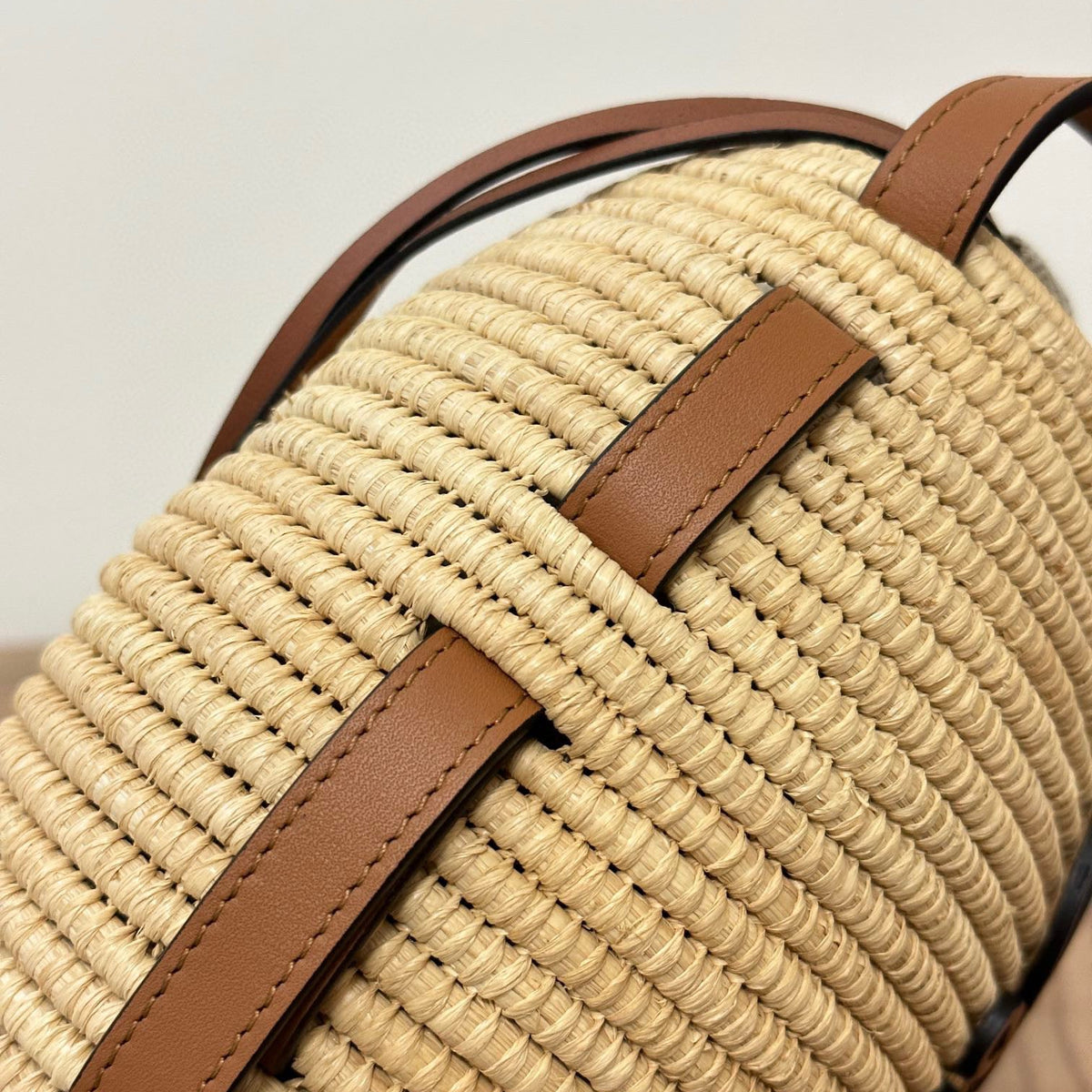 Bags- Loew x Paula’s Ibiza Beehive Basket Bag Luxury Designer Leather Handbag