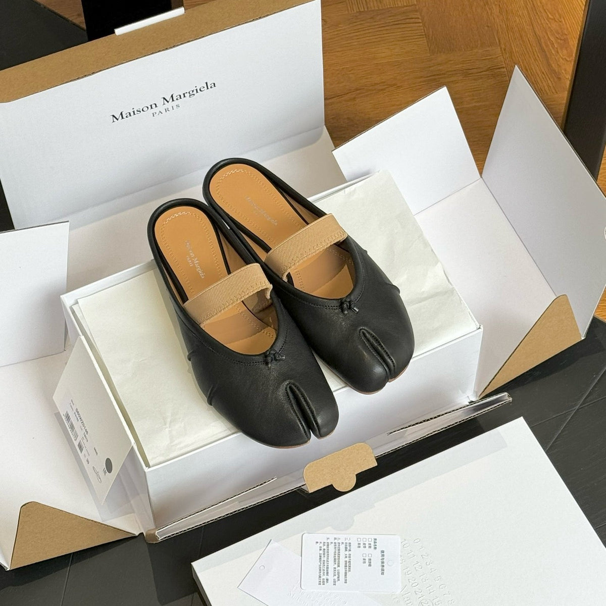 Shoes- Maison M Tabi Ballet Flats Luxury Lifestyle Designer Footwear