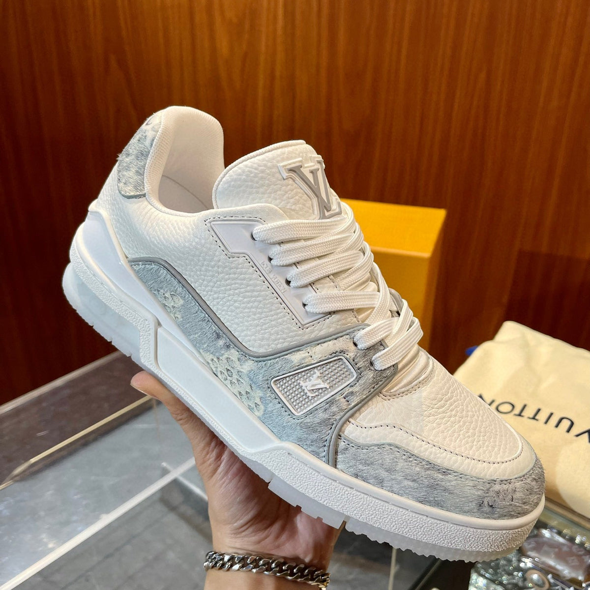 Louis Vuitton Shoes- Louis Vuitton Lou Trainers Comfortable Everyday Designer Shoes