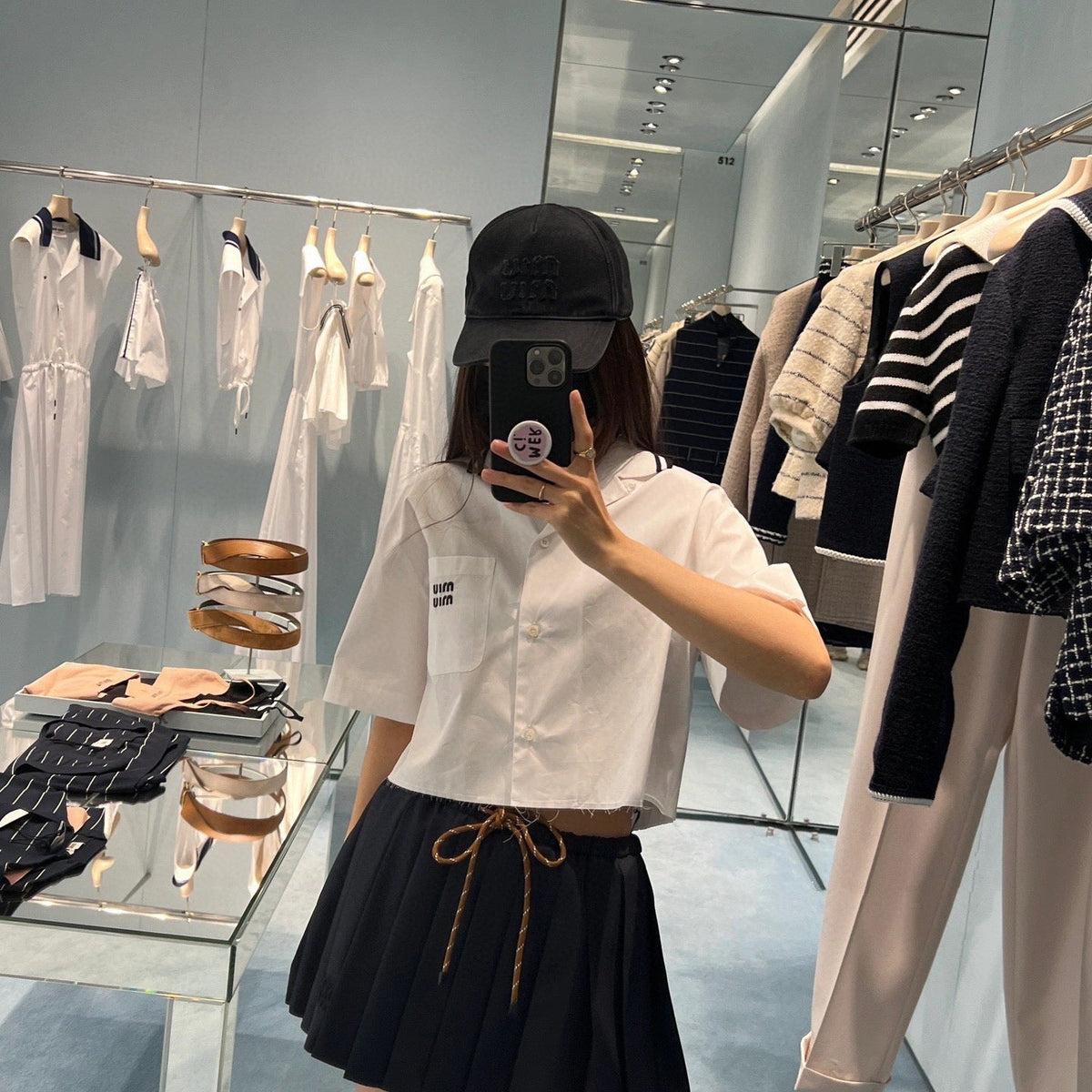 Skirts- Miu M Skirt Chic Everyday Designer Skirt