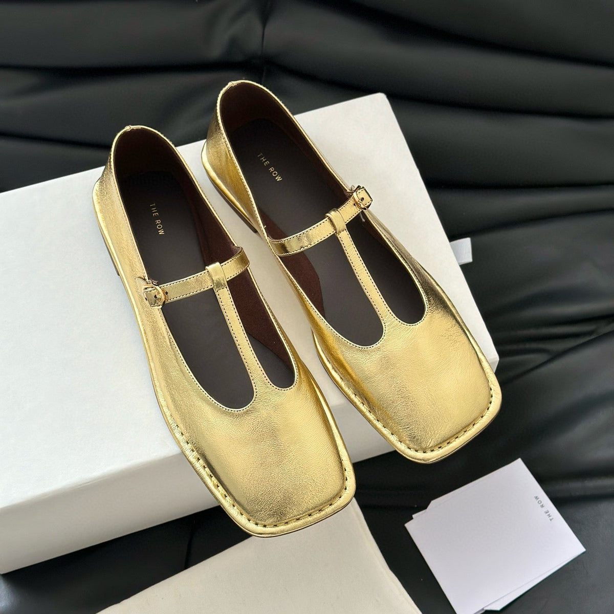 The Row Accessories- The Row T Strap Flats Luxury Designer Fashion Accessory