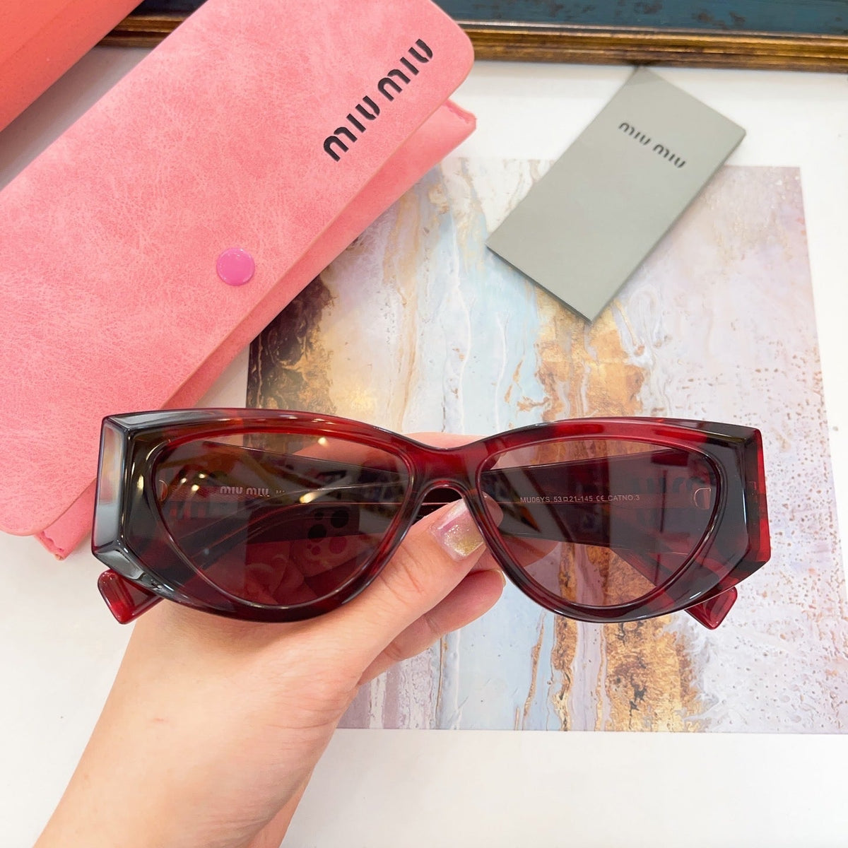 Sunglasses- Miu M Sunglasses Luxury Designer UV Sunglasses