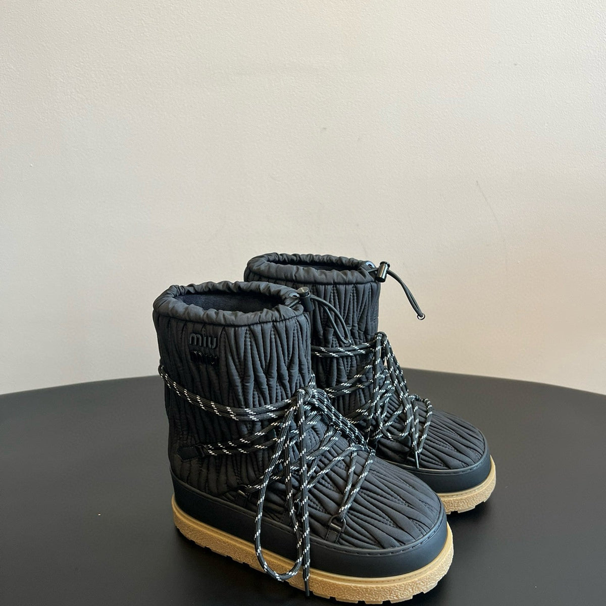 Shoes- Miu M Boots Luxury Lifestyle Designer Footwear