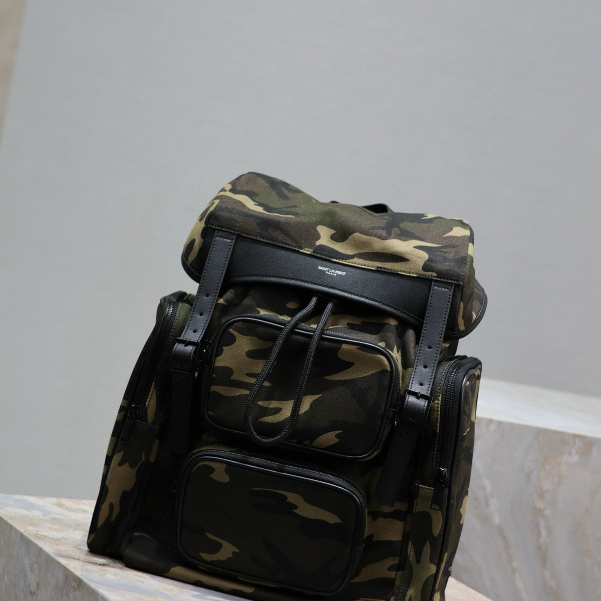 Saint Laurent Bags- Saint Laurent City Multi Pocket Backpack Elegant Everyday Designer Handbag
