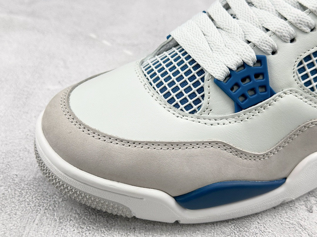 Jordan Shoes- Jordan 4 Military Blue Comfortable Everyday Designer Shoes