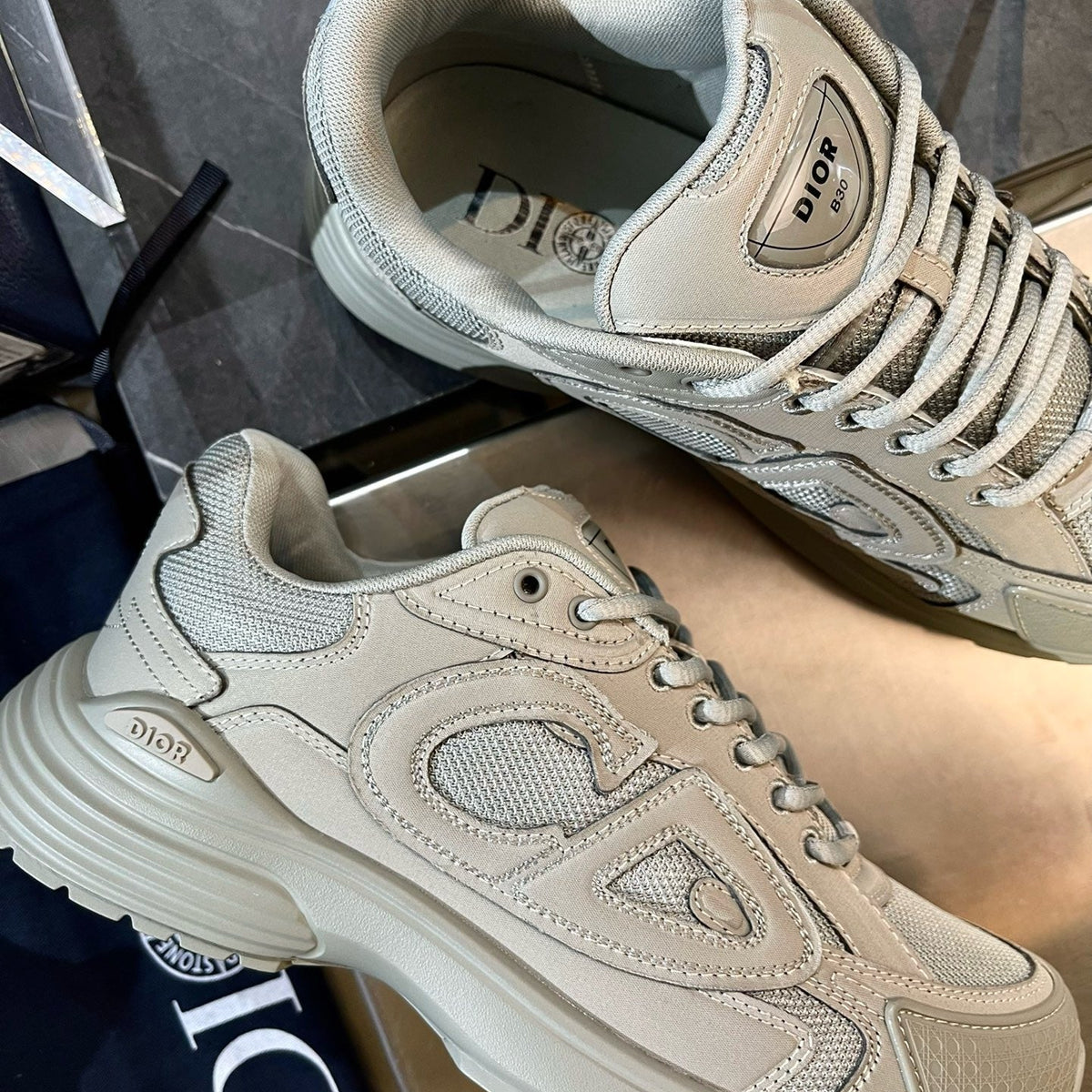 Dior Shoes- Dior x Stone I B30 Sneaker Premium Designer Casual Shoes