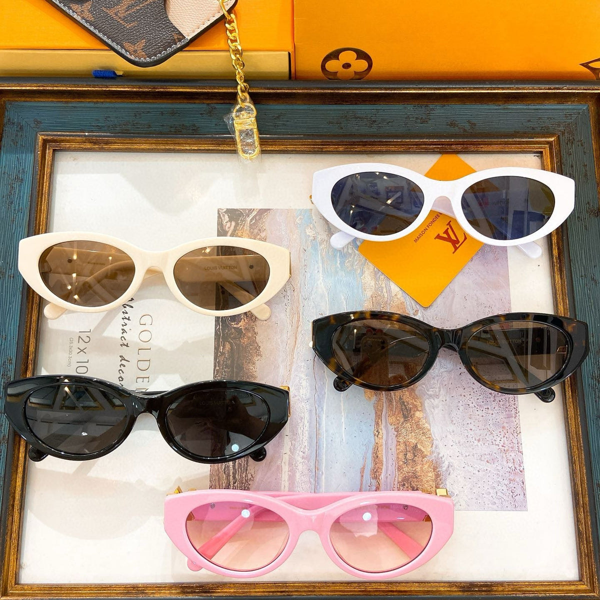 Louis Vuitton Sunglasses- Louis Vuitton Lou Sunglasses Luxury Designer UV Sunglasses