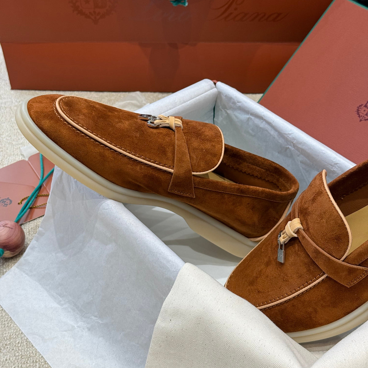 Shoes- Loro P Loafers Premium Designer Casual Shoes
