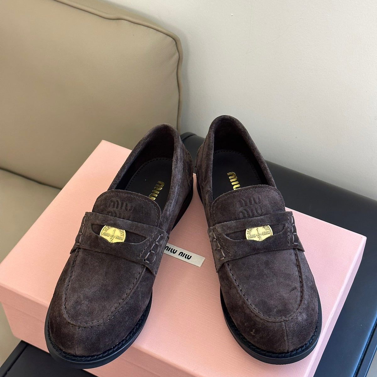 Shoes- Miu M Loafers Comfortable Everyday Designer Shoes