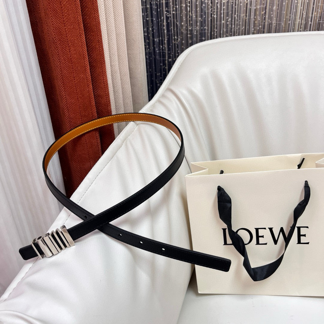 Belts- Loew Belt 1.5 Cm Premium Leather Designer Belt