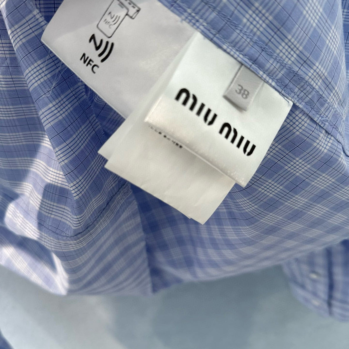 Tops- Miu M Shirt Elegant Everyday Designer Top