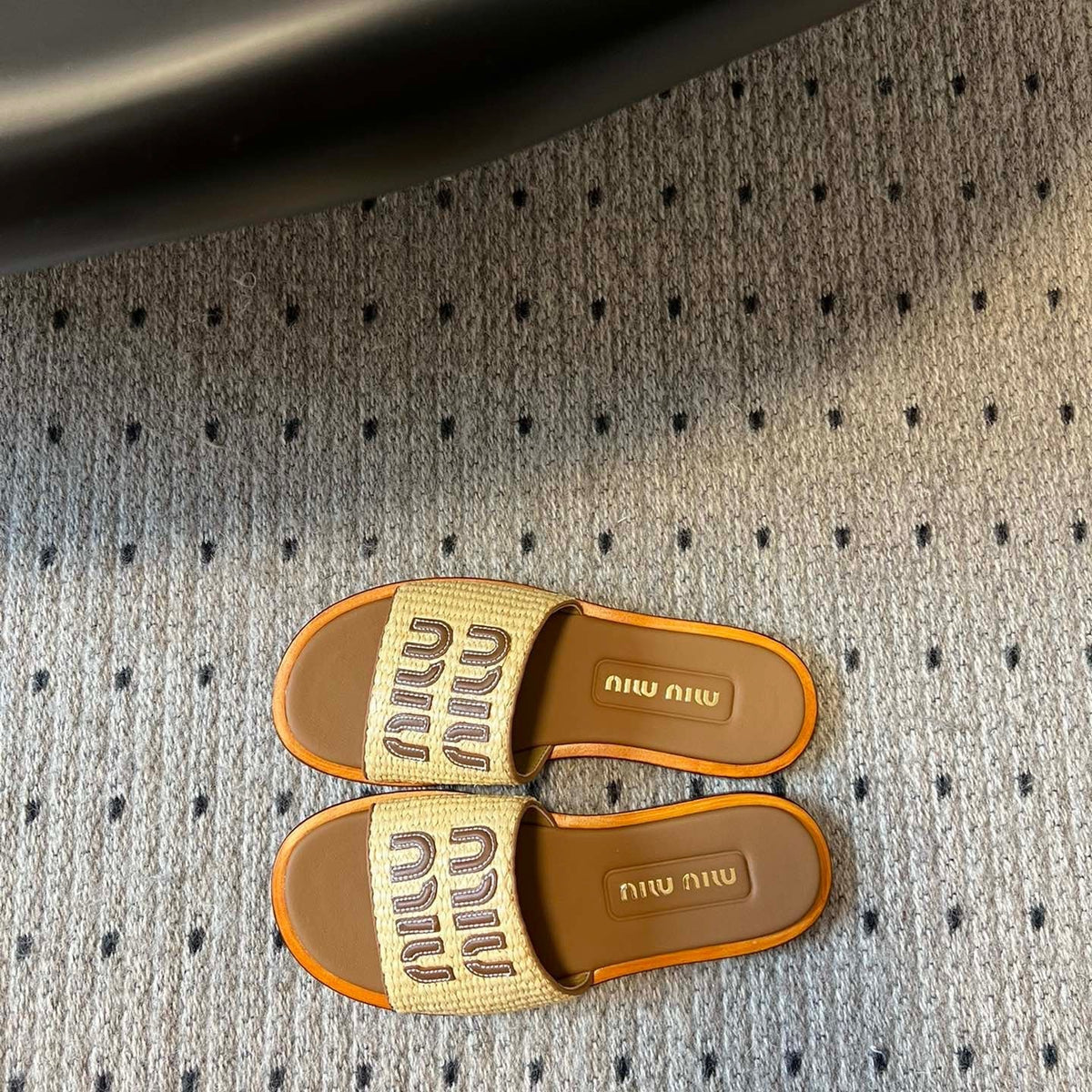 Shoes- Miu M Slides Luxury Lifestyle Designer Footwear